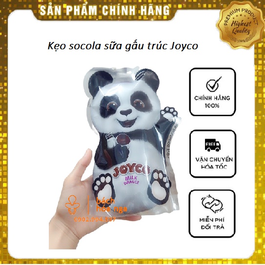 Kẹo Socola Sữa Hình Gấu Joyco 150g của Nga