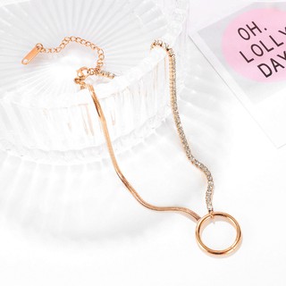 Dây Chuyền Choker Titan Ko Đen TT 3747