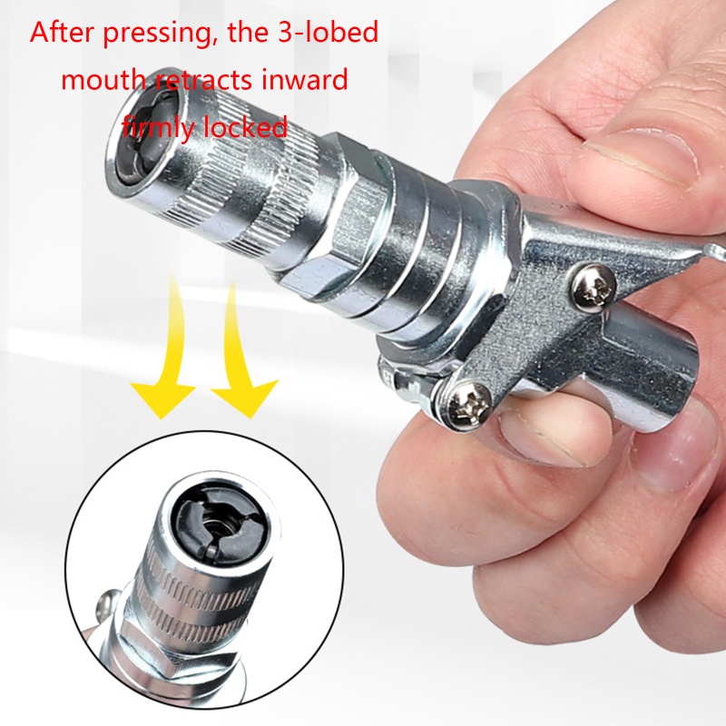 Đầu Nối Mỡ Bôi Trơn Tay Cầm Đơn Tháo Gỡ Nhanh