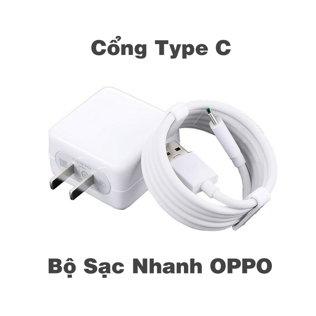 ⚡ CHÍNH HÃNG ⚡Bộ Sạc Nhanh Oppo Find X Cổng kết nối: Type C / USB-C| Hỗ Trợ VOOC Type-C như: Find X, R17 Pro/  R17 Serie