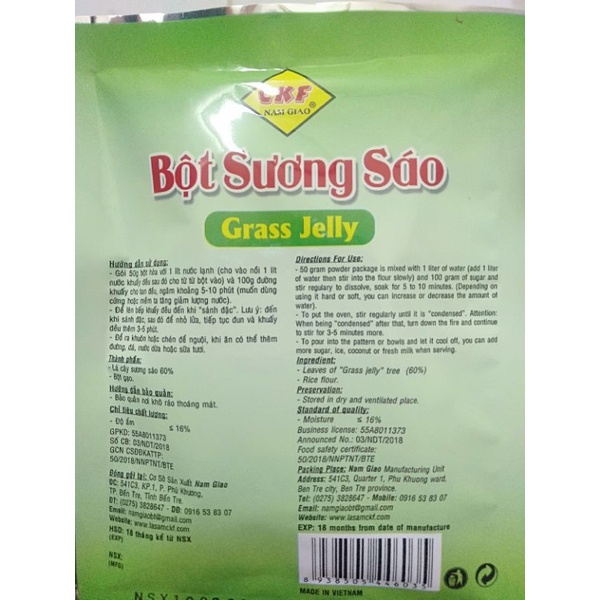 Bột sương sáo đen nam giao KCF