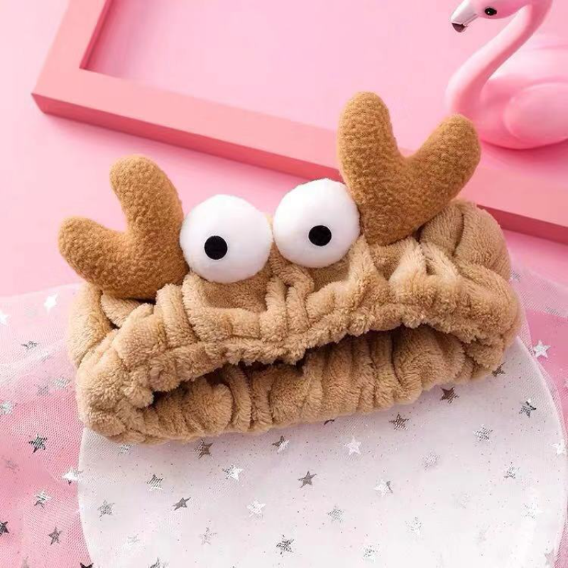 Băng đô cài tóc hình đôi mắt nhỏ đơn giản phong cách Hàn Quốc