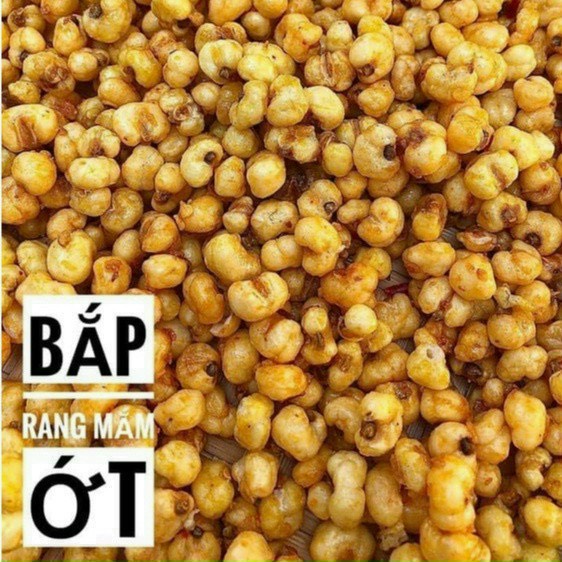 Bỏng Ngô Chiên Giòn Mắm Ớt - Bắp Rang Tỏi Ớt ( 1.KG )