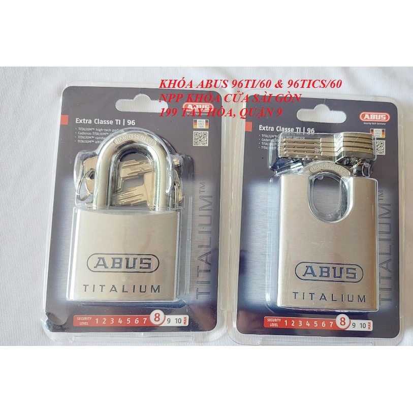Khoá abus titanium 96csti60