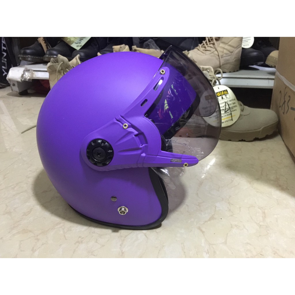 Nón bảo hiểm 3/4 có kính