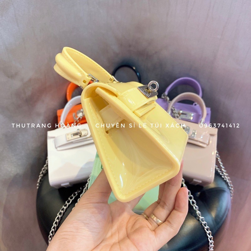 Túi silicon dáng kelly size mini siêu hot | BigBuy360 - bigbuy360.vn