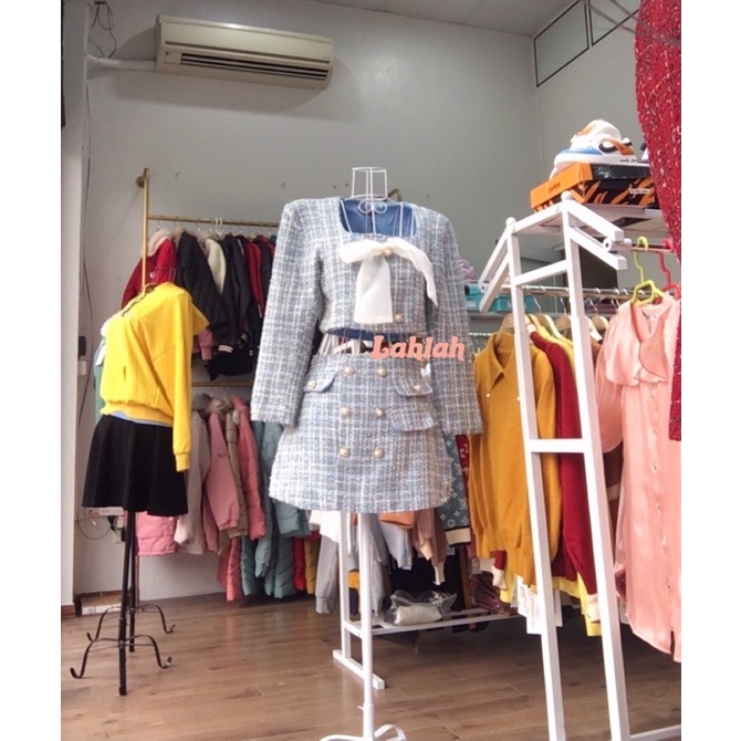 Set dạ tweed cao cấp