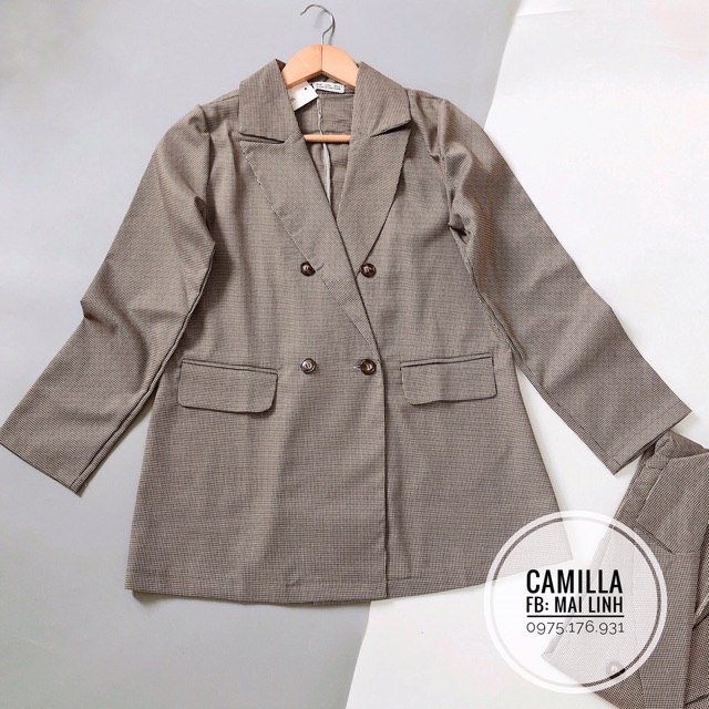 ⚡️BAN SI⚡️Áo VEST KẺ 1 LỚP có cúc cài❤️ | BigBuy360 - bigbuy360.vn