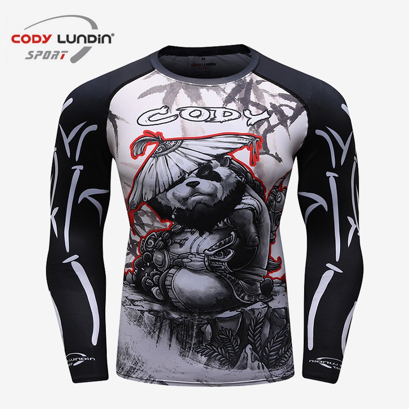 Áo MMA, Muay Thái, Jiu-Jitsu - Áo thể thao thun lạnh co dãn 4 chiều Cody Lundin Sport