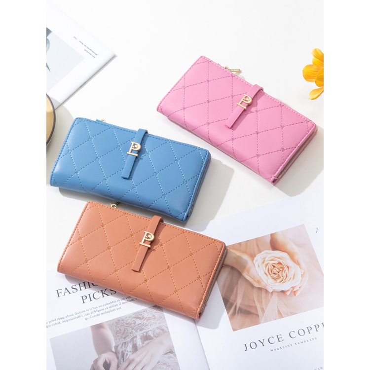 Ví Dài Nhiều Ngăn Đựng Thẻ Đa Năng Thời Trang Dành Cho Nữ