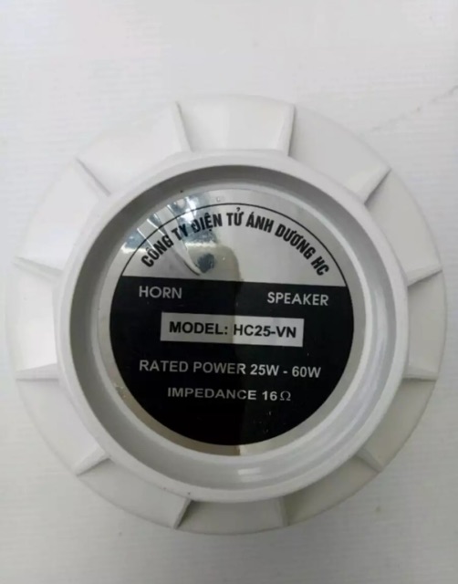 Loa nén phóng thanh (củ) 25W - 60W