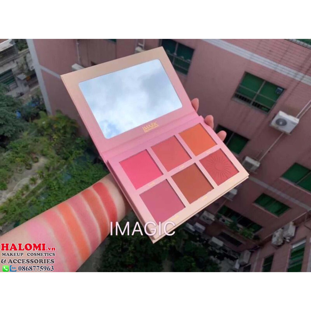 Phấn Má Hồng IMAGIC 6 Ô Màu Trang Điểm Quyến Rũ Chính Hãng Makeup Chuyên Nghiệp | BigBuy360 - bigbuy360.vn