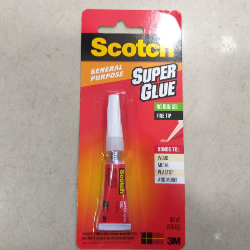 Keo dán đa năng siêu dính Scotch 3M- Super Glue Gel (2g)