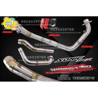 Cổ Pô 2 Khúc  Winner Sonic Rs150   28 32 35 Độ Version 4
