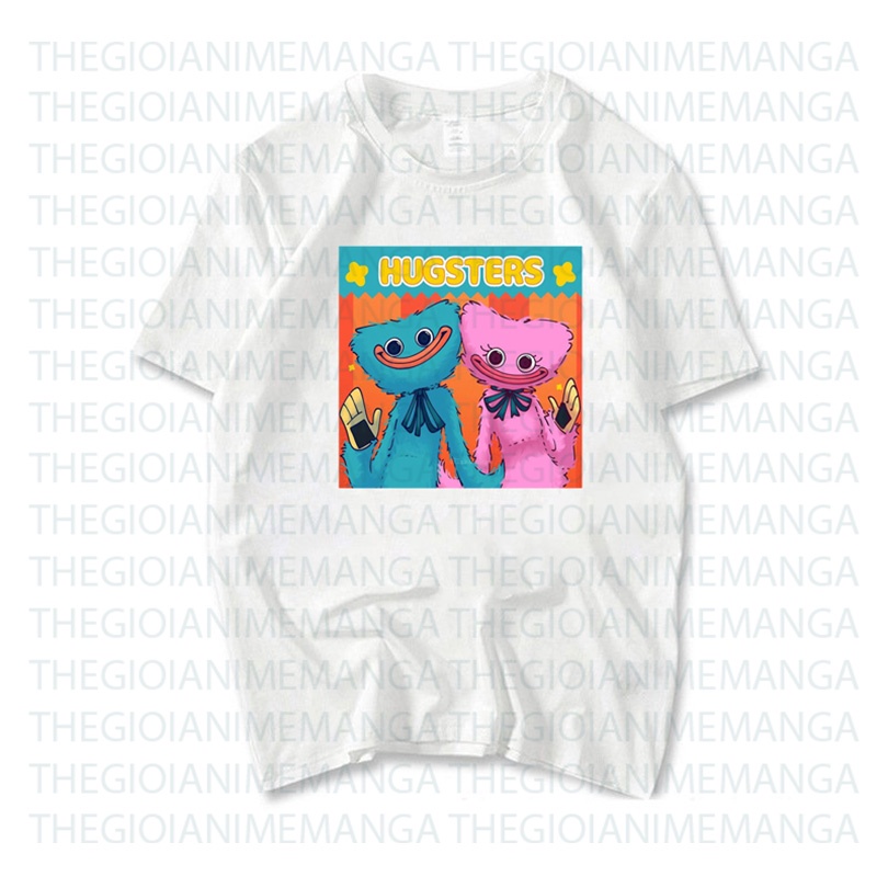 Áo thun phông trắng in hình game POPPY PLAYTIME  thời trang cá tính vải đẹp