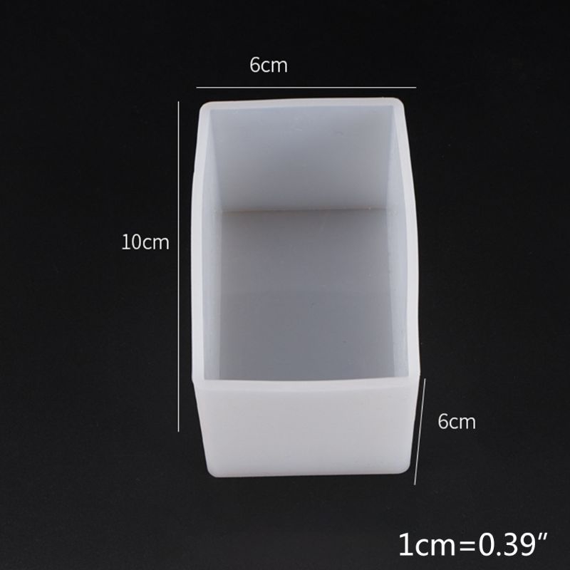 ✿AUTU Cuboid Silicone Mold Resin Epoxy Cake Mould Pendant Casting DIY Making Tool