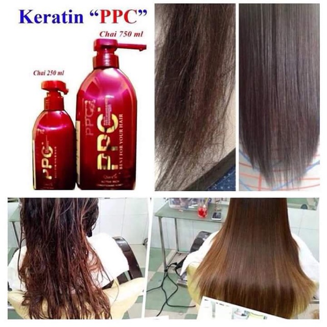 Kem Keratin PPC Repair chính hãng hấp phục hồi tóc hư tổn 750ml