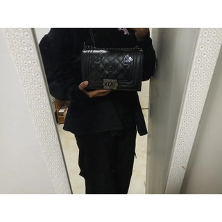 [Sẵn Hàng]♥️Túi Xách Da Logo 3 Màu(ảnh thật)Size 20x14x8cm