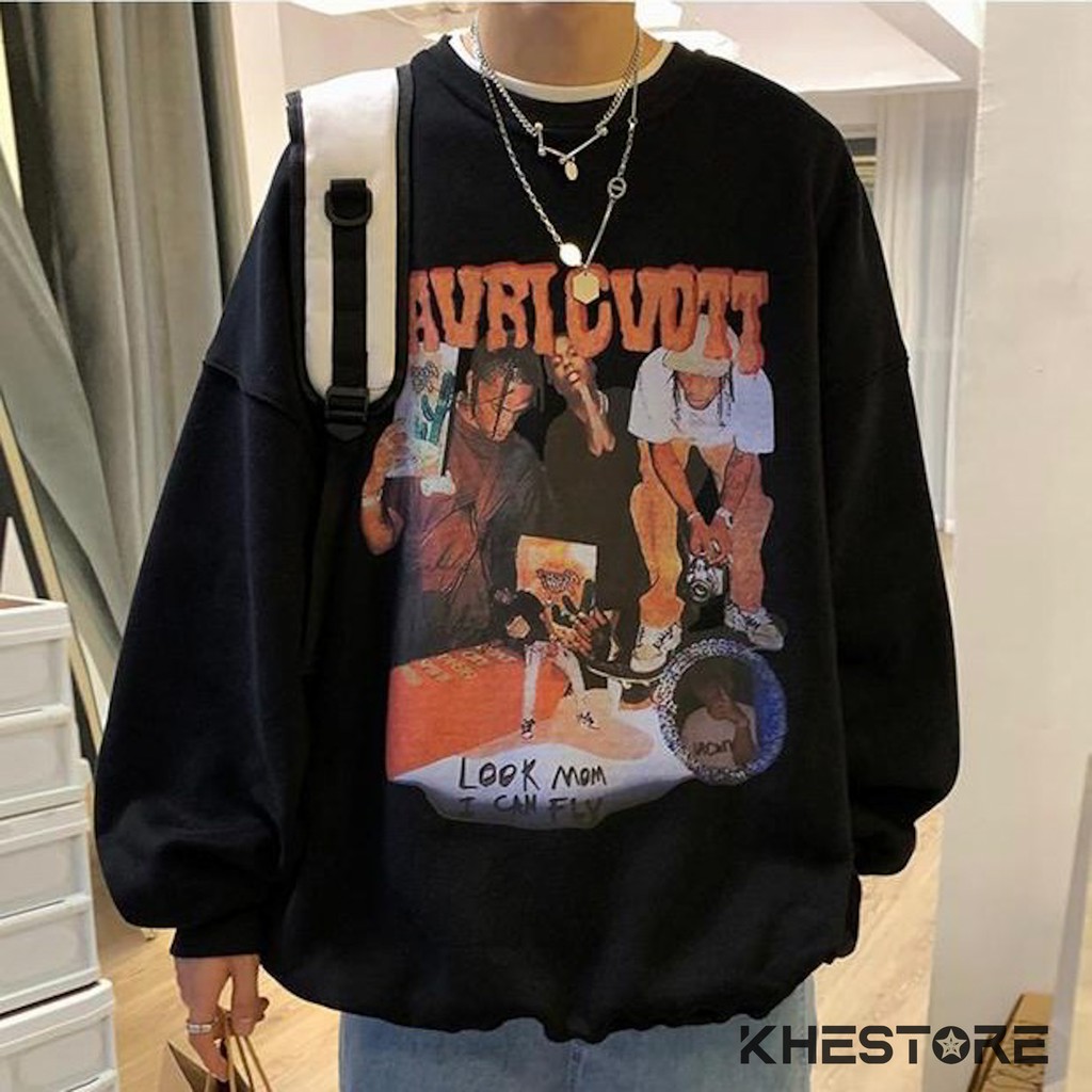 Áo Sweater 3853 From Rộng Unisex  Khestore , Sweater nam nữ