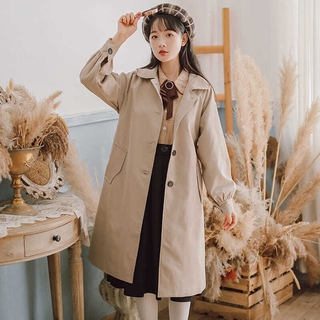 Áo Khoác Gió Ngắn 150cm Ôm Eo Thời Trang Mùa Thu 2020