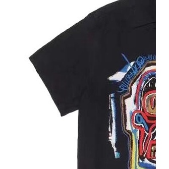 Bán Chạy Nhất Áo Sơ Mi Unisex Tay Ngắn In Hình Đầu Lâu Graffiti Plus Size WAC &amp; ARIA Cho Nam Và Nữ