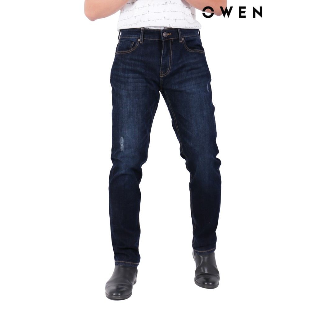 Quần Jean dài OWEN Slimfit Xanh - QJSL22252