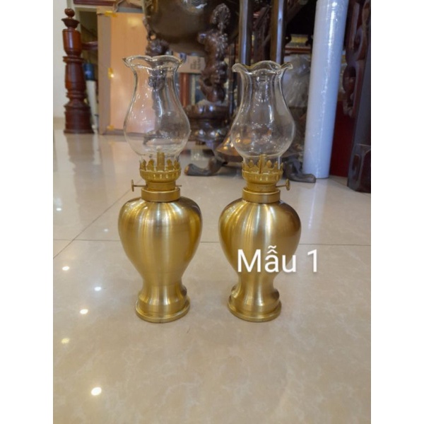Đèn  dầu đồng Catut