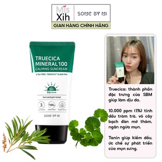 Kem chống nắng SOME BY MI SPF50+/PA++++ 50ml Truecica Mineral 100 Calming Suncream - Miss Xinh