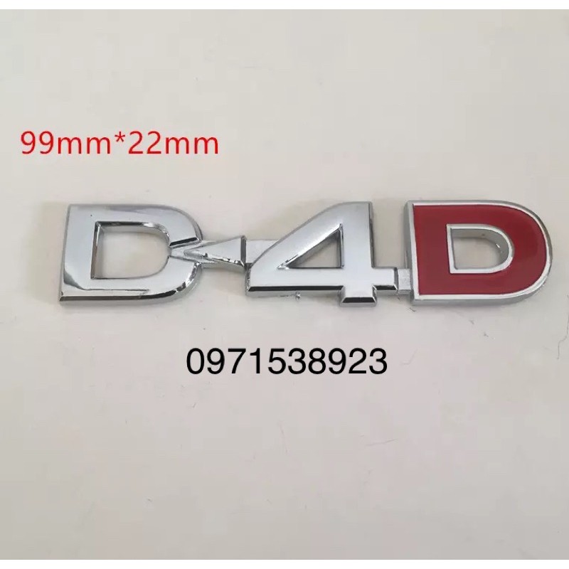 logo chữ dán đuôi xe TOYOTA CAMRY YARIS COROLA VVT-i D-4d dán thân xe