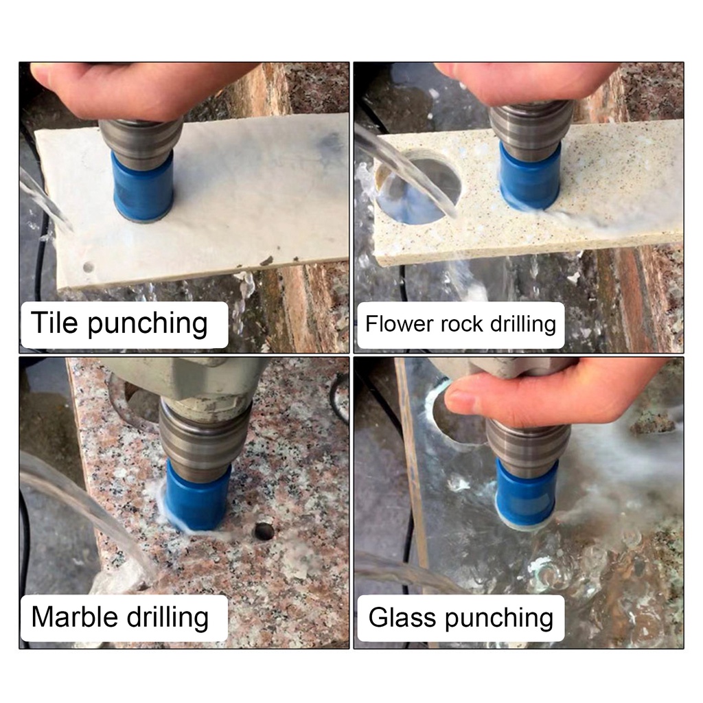 Mũi Khoan Lỗ 12-50mm Chuyên Dụng Cho Các Bề Mặt Kính / Gạch Men / Đá Hoa Cương