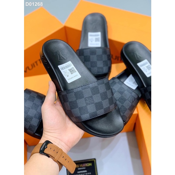 ✅CHUẨN 1:1✅ Dép quai ngang LV Fullbox bill hàng cao cấp có sẵn !!