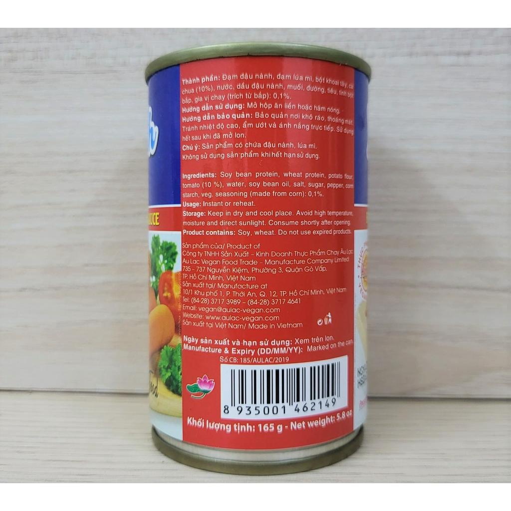 [Hộp 165g] XÚC XÍCH XỐT CÀ CHAY [VN] ÂU LẠC Vegan Hot Dog in Tomato Sauce
