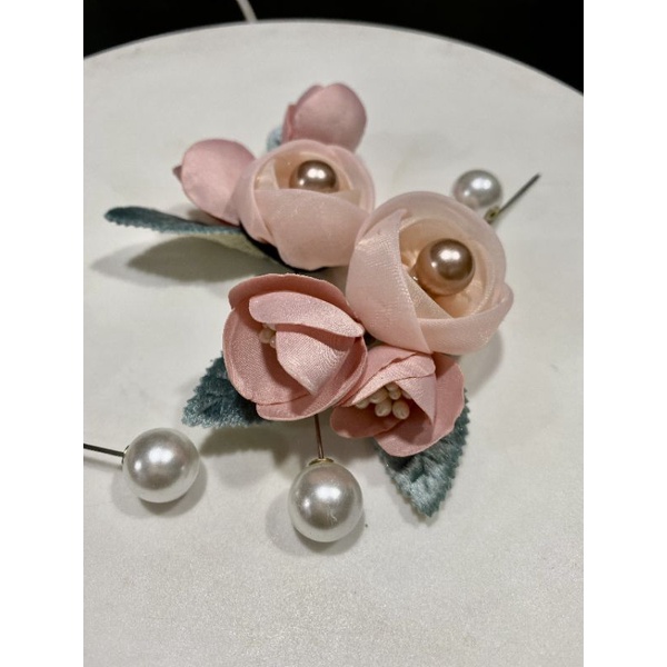 Trâm cài trang trí siêu đẹp kết hợp hoa lá và hạt ngọc mẫu mới nhất