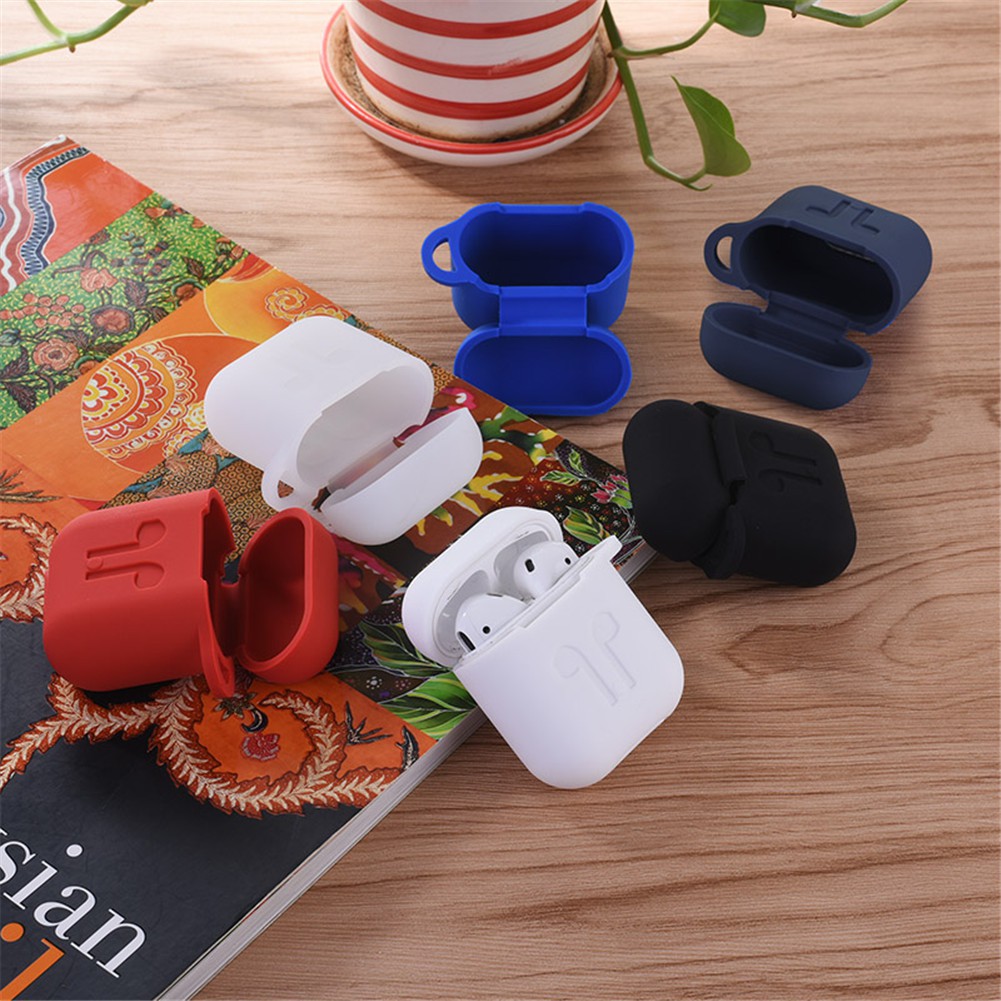 Túi đựng tai nghe bluetooth không dây, Hộp đựng tai nghe airpods nhét tai nhiều màu bảo vệ tai nghe