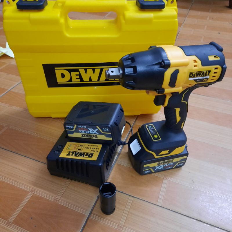 Máy siết Bulong DW máy bắn ốc vặn vít lực siết khỏe 880Nm đầu đặc 1/2 động cơ không than