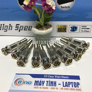 Bộ 10 Đầu jack BNC loại xịn cho camera