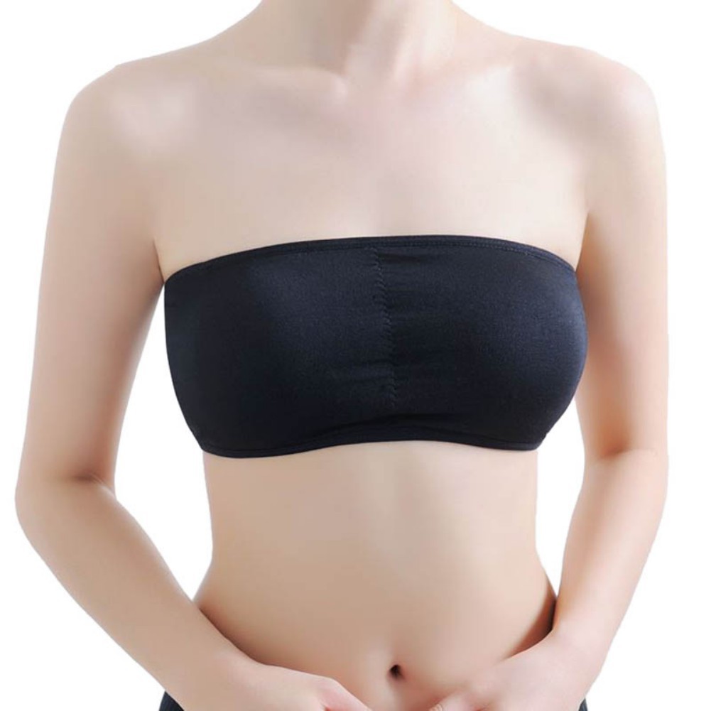 Áo Ngực Không Dây Có Mút Nâng Ngực Thiết Kế Đơn Giản
