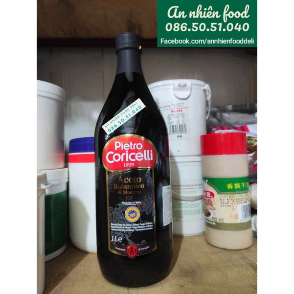 Giấm Balsamico Pietro Coricelli Giấm Nho Thơm 1Lít