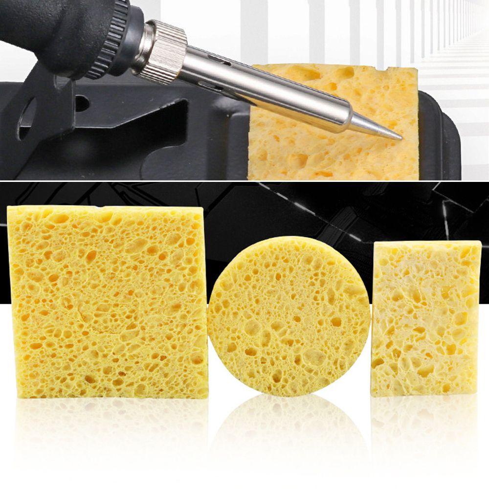 Set 50 Miếng Bọt Biển Rửa Chén Hình Vuông Tròn Chịu Nhiệt Độ Cao Tiện Lợi