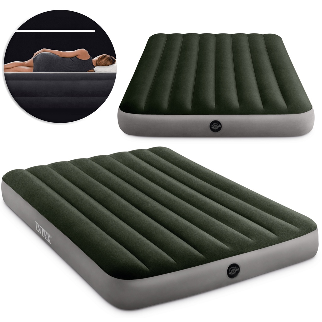 Đệm hơi đơn công nghệ mới 137x191x25cm 64758, nệm 1 người nằm, êm ái thoáng khí, gấp dọn tiện dung -  bao gồm bơm