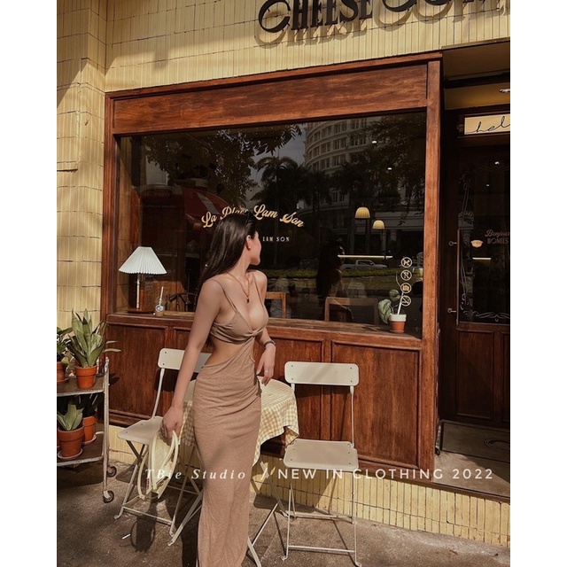 THUYBIESHOP | váy 2s thun hở lưng