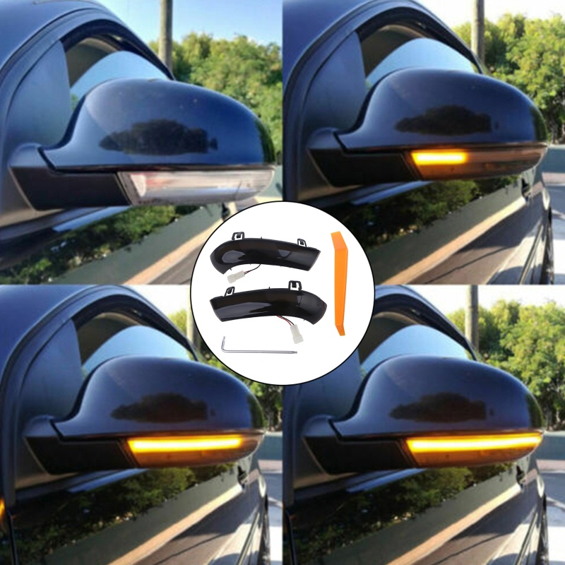 Đèn LED Xi Nhan Gắn Kính Chiếu Hậu Xe Hơi B6 G Hình Mũi Tên