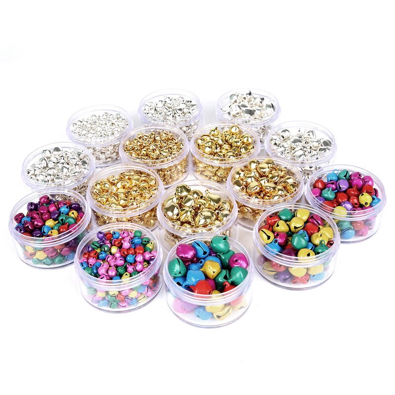 Chuông lục lạc bằng sắt dùng trang trí cây thông giáng sinh [6mm 8mm 10mm 12mm 14mm]