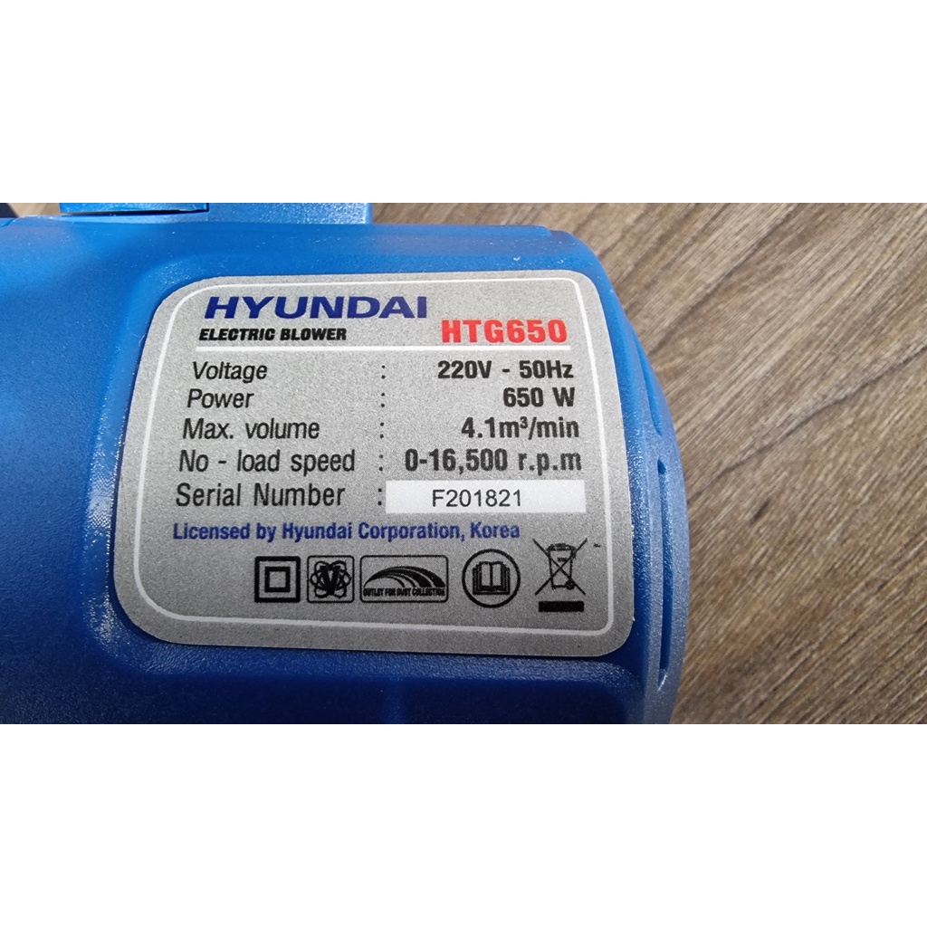 Máy thổi bụi Hyundai HTG650 , máy thổi bụi cầm tay