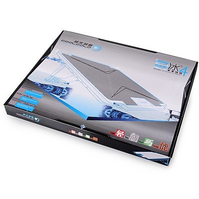 Đế tản nhiệt Coolcold K24 2 Fan Led cho laptop từ 11 - 15.6 inch