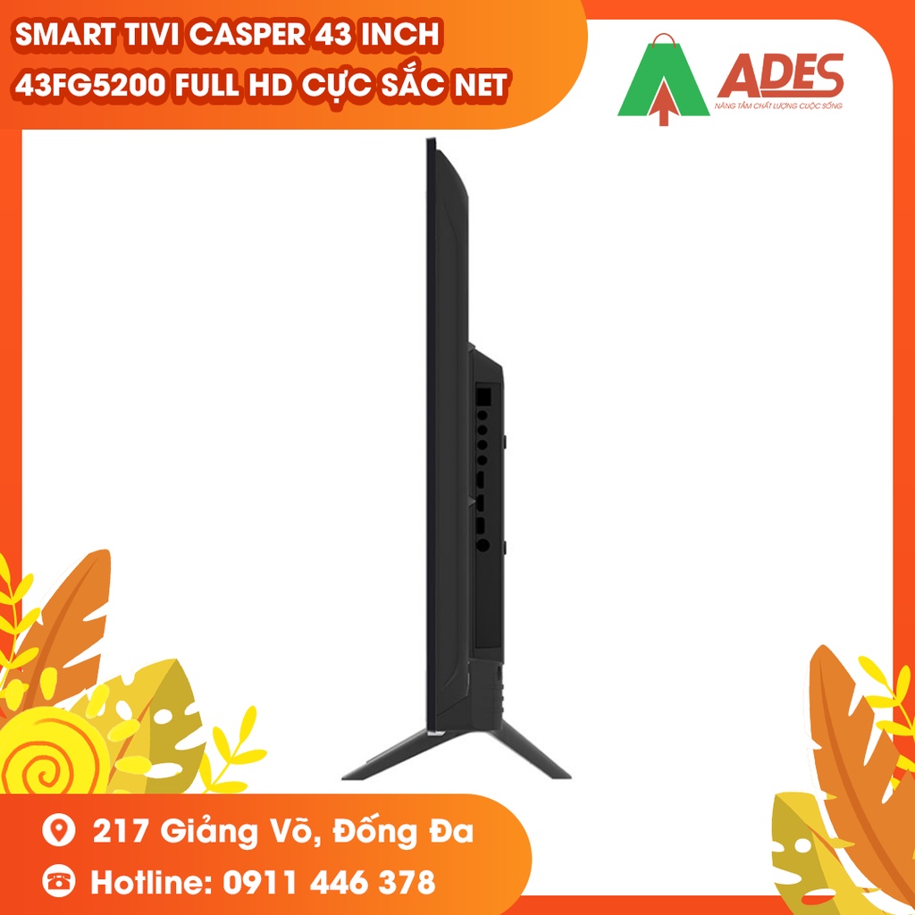 [Mã 154ELSALE2 giảm 7% đơn 300K] Smart Tivi Casper 43 inch 43FG5200 Full HD cực sắc net - BH chính hãng 24 tháng