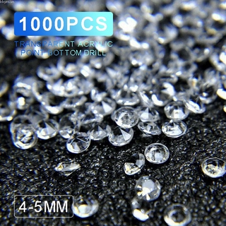 Bộ 1000 viên kim cương pha lê acrylic dùng cho trang trí bàn tiệc
