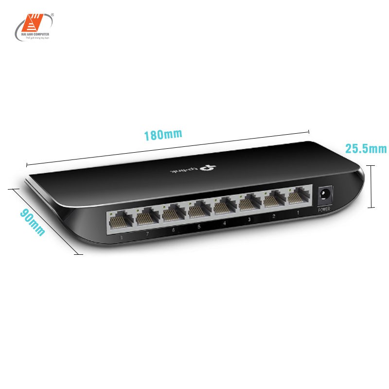 Bộ chia mạng Switch TP-Link 8 port 1000 | Không cần cấu hình - Tiết kiệm điện năng