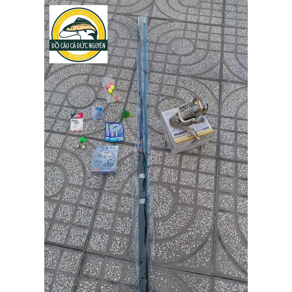 Bộ combo cần Shimano 2m4 và máy TFB5000 full phụ kiện