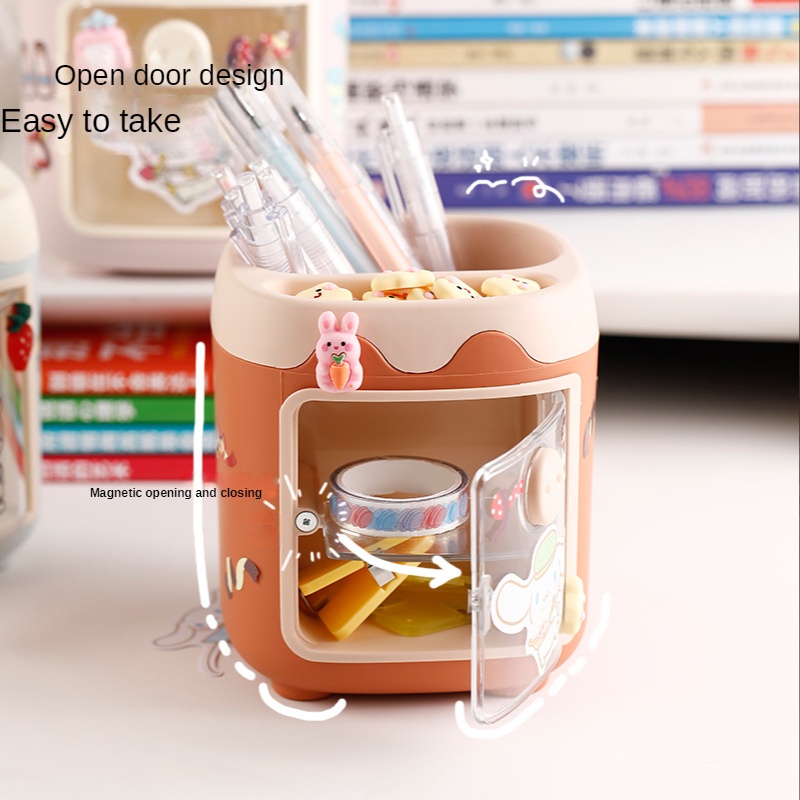 Ống Đựng Bút Hình Chú Heo Dễ Thương Sáng Tạo